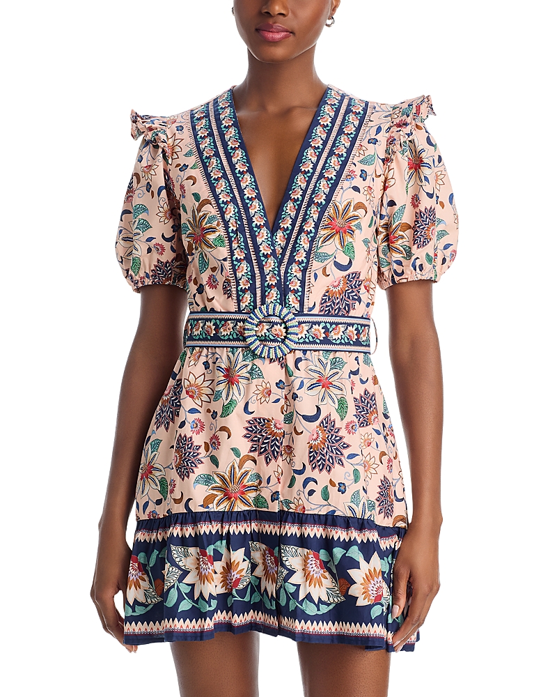 Farm Rio Floral Dehli Mini Dress