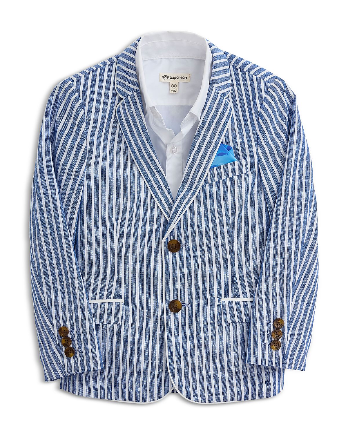 Appaman Boys' Club Striped Blazer - Little Kid, Big Kid
