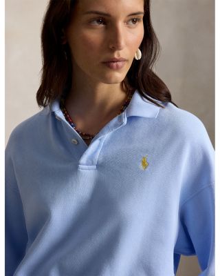 Lightweight Fleece Long Sleeve Polo