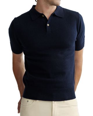 Knit Short Sleeve Polo Shirt