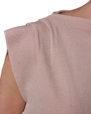 Asymmetric Mock Neck Sweater