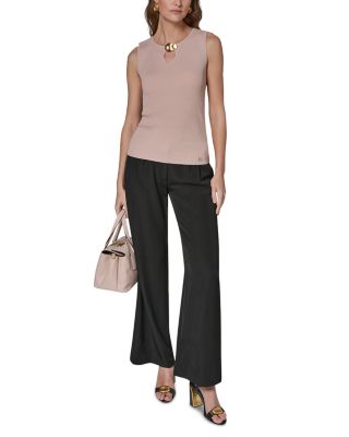 Sleeveless Hardware Sweater