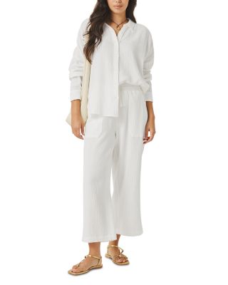 Ava Gauze Button Down Shirt