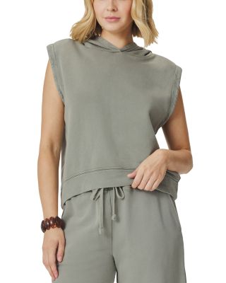 Greta Terry Sleeveless Hoodie