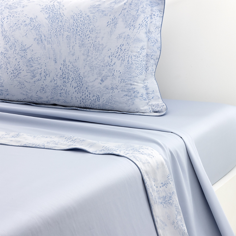 Yves Delorme Ecumes Flat Sheet, Queen