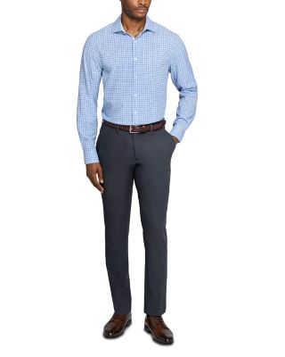 Slim Fit Check Performance Dress Shirt