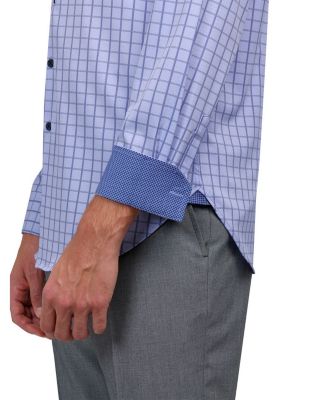 Slim Fit Dobby Check Performance Dress Shirt