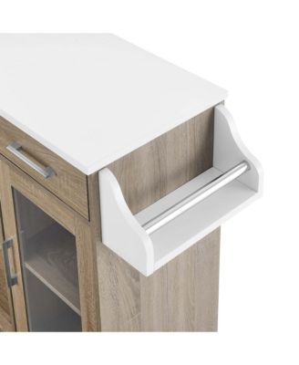 Culinary Kitchen Cart with Spice Rack