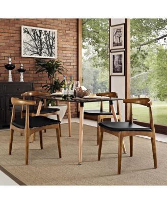 Tracy Wood Dining Chairs, Set of 4