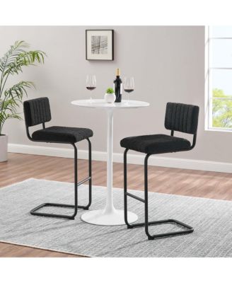 Parity Boucle Bar Stools, Set of 2