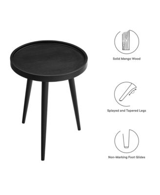 Chiro Round Wood Side Table