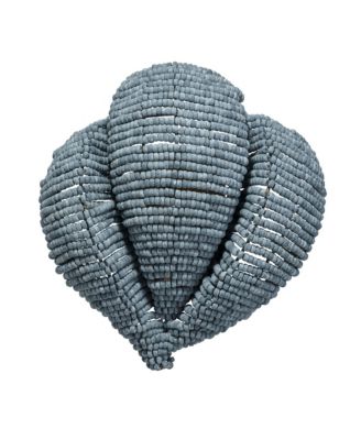  Anguilla1-Light Wood Beaded Wall Sconce