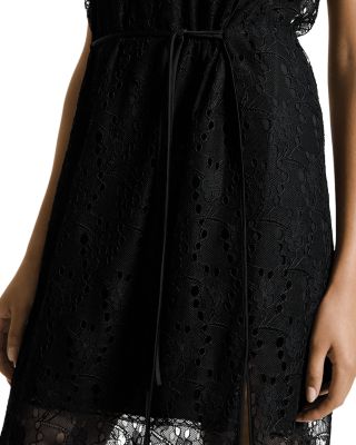Lace Tie Waist Dress  
