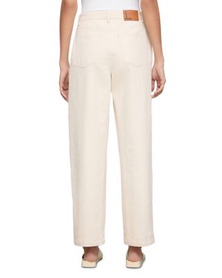 Kent Barrel Leg Jeans in Washed Ecru