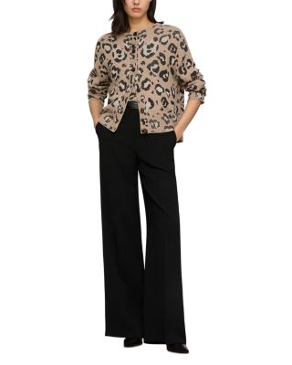 Cashmere Leopard Cardigan