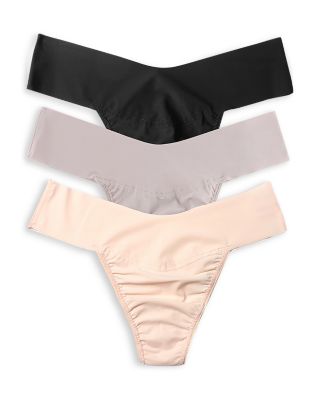 Breathe Natural Rise Thong, Pack of 3