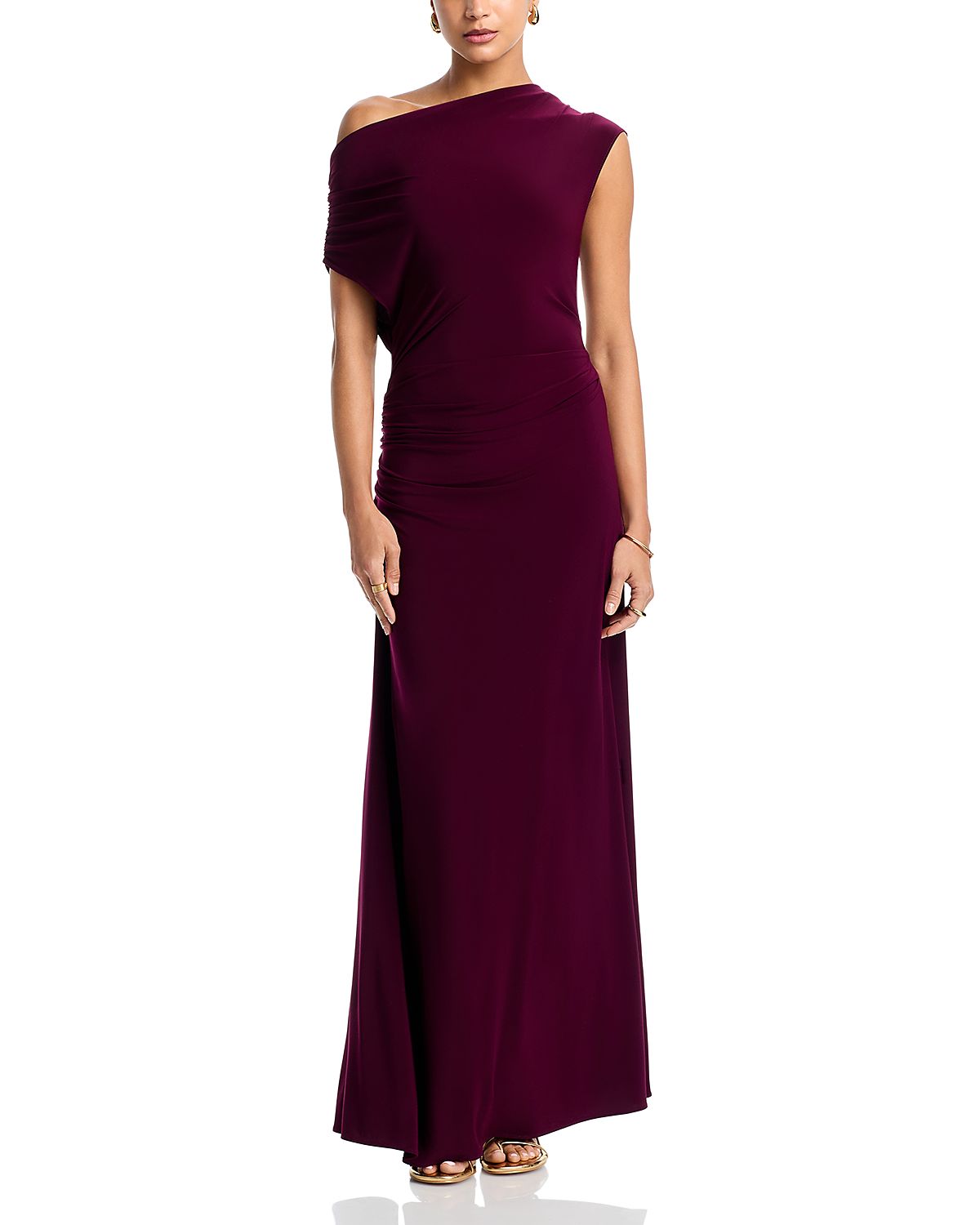 Aqua Ruched Dress - Exclusive