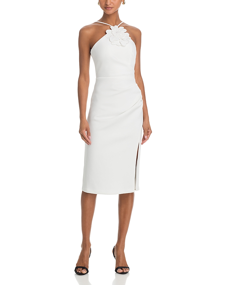 Aqua Scuba Halter Neck Dress - Exclusive