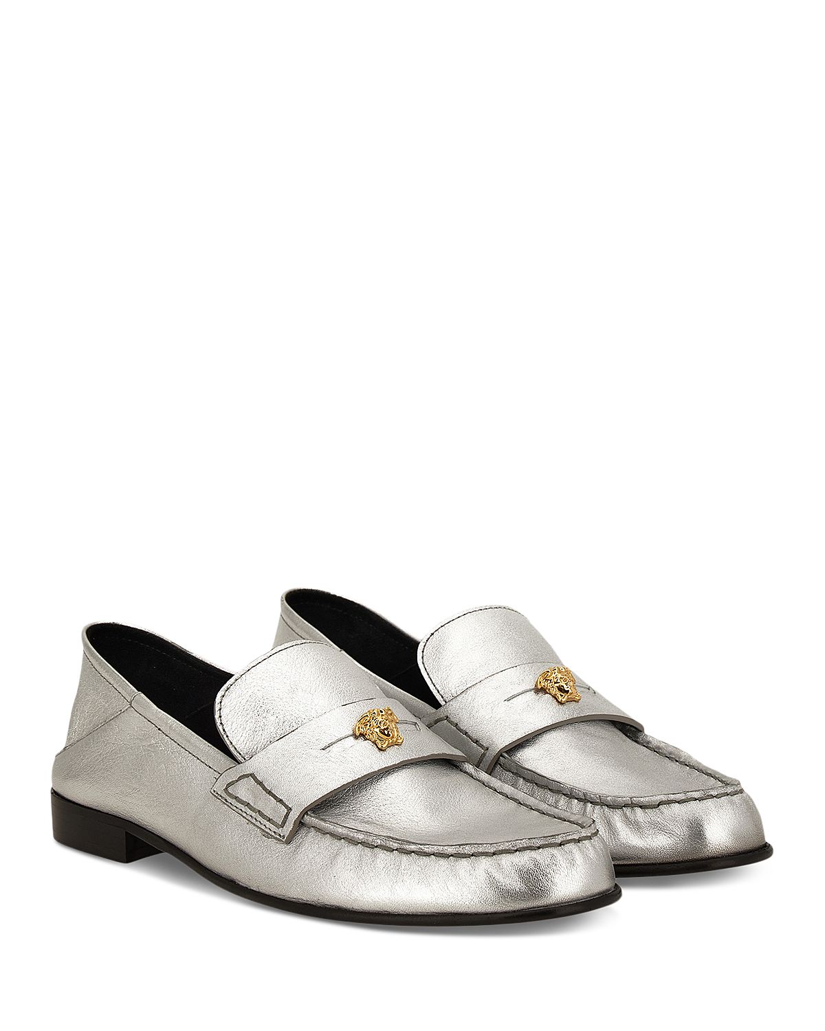 Versace Women's Leather Loafers