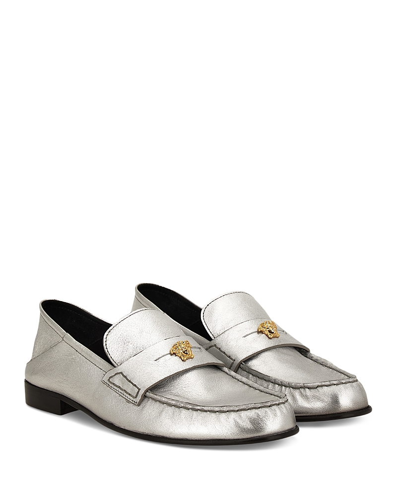 Versace Women's Leather Loafers