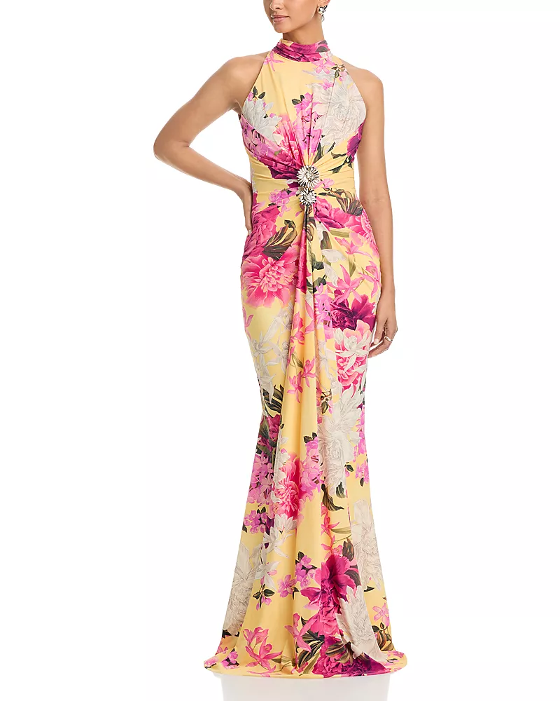 Chiara Boni La Petite Robe Nitsa Printed Gown