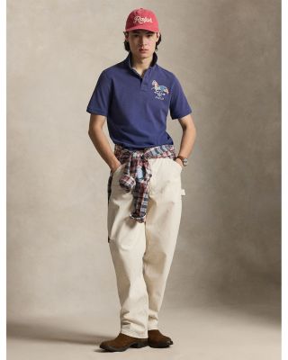 Classic Fit Horse Appliqu&eacute;d Polo Shirt