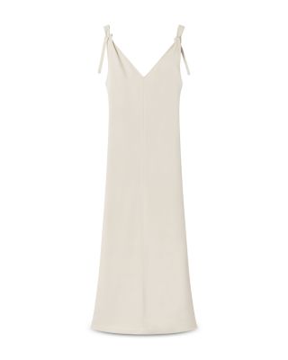 Pleated Slip Dress