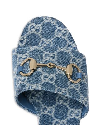 Women's Slide Sandals with Horsebit