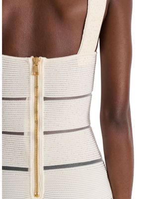 Mesh Knit Bodycon Dress