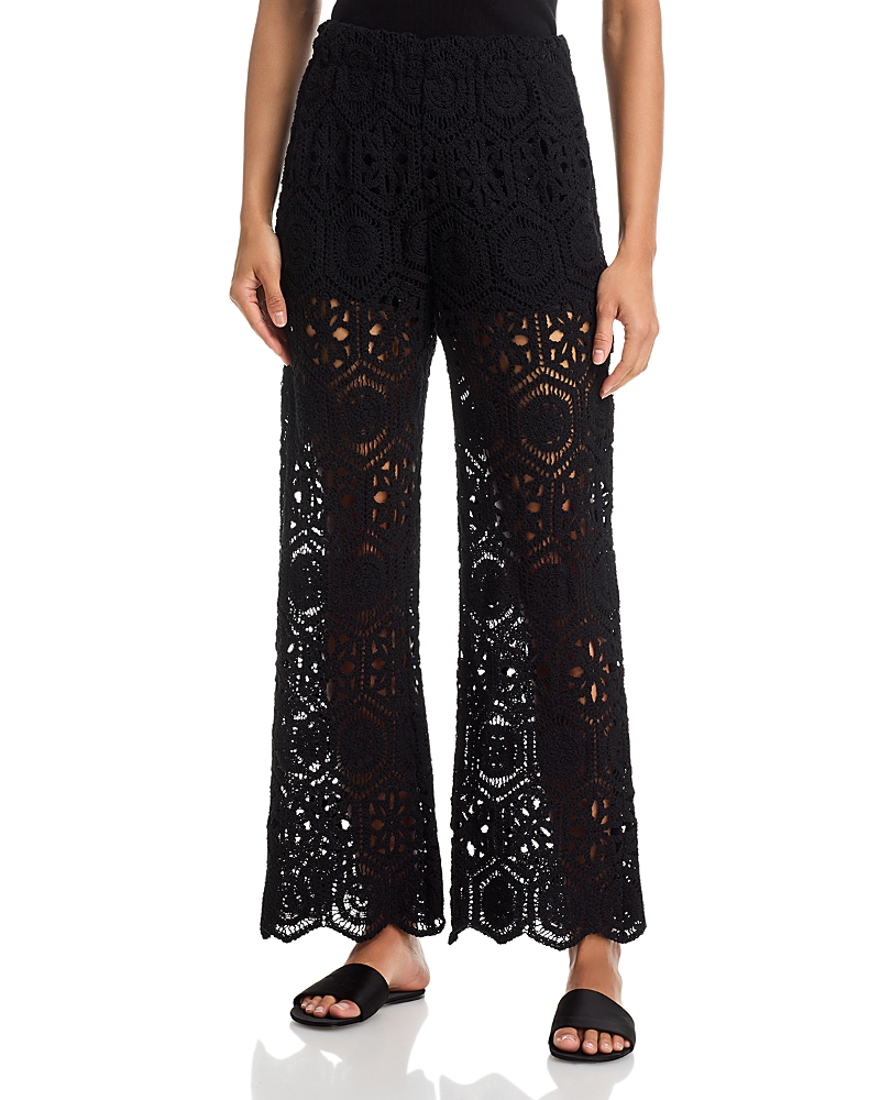 Aqua Crochet Pants - Exclusive