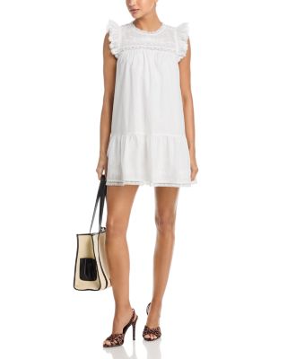 Ditsy Sweet Embroidered Dress - Exclusive