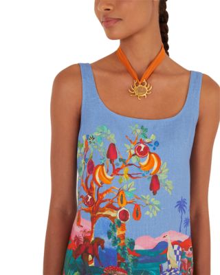 Dream Landscape Linen Dress