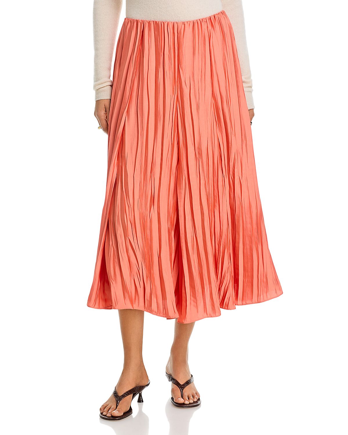 Vince Crinkle Paneled Maxi Skirt - Exclusive