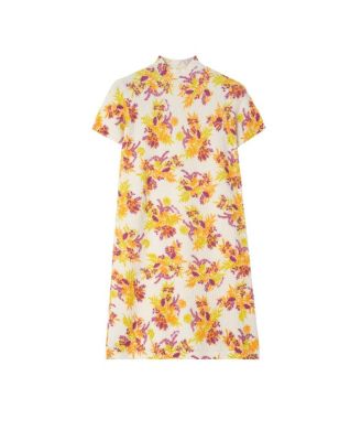 Floral Cotton Blend Dress