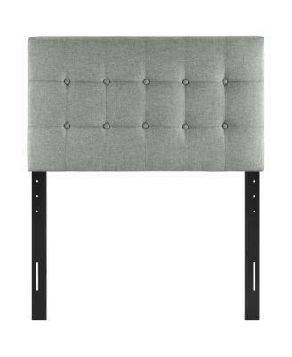 Emily Upholstered Fabric Headboard, Twin