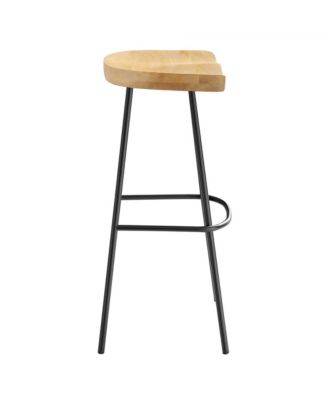 Concord Backless Wood Bar Stools, Set of 2
