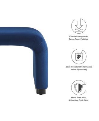  Koda Performance Velvet Waterfall Stool