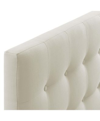 Emily Upholstered Fabric Headboard, Full