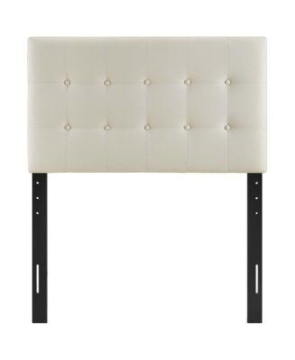 Emily Upholstered Fabric Headboard, Twin