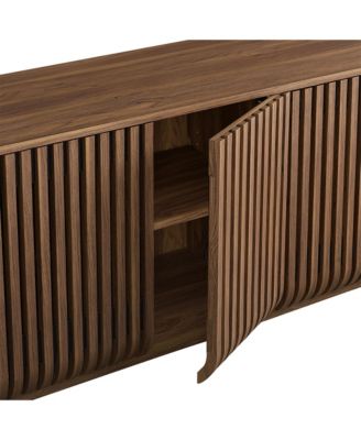 Fortitude 75" Curved Sideboard Storage Cabinet