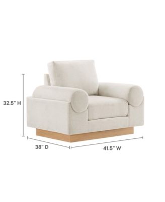 Oasis Upholstered Fabric Armchair