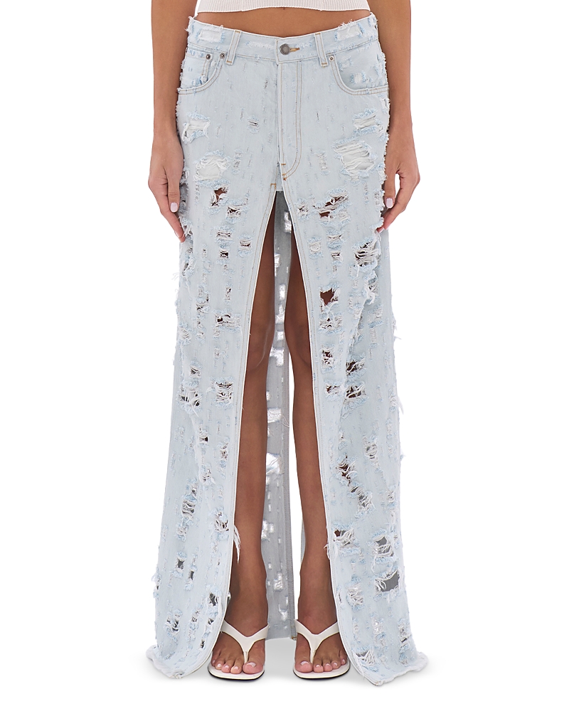 Haikure Gana Light Blue Skirt Haikure Gana Light Blue Skirt