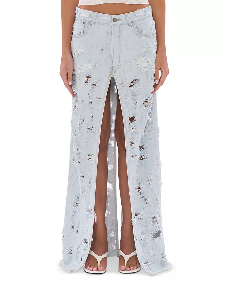 Haikure Gana Light Blue Skirt