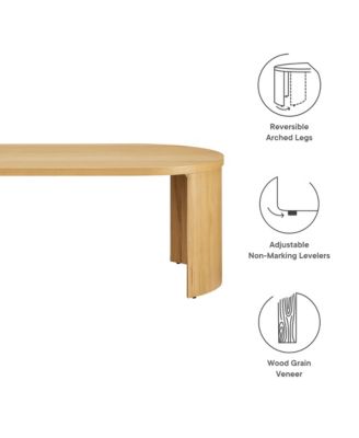 Aspect Oval Wood Coffee Table