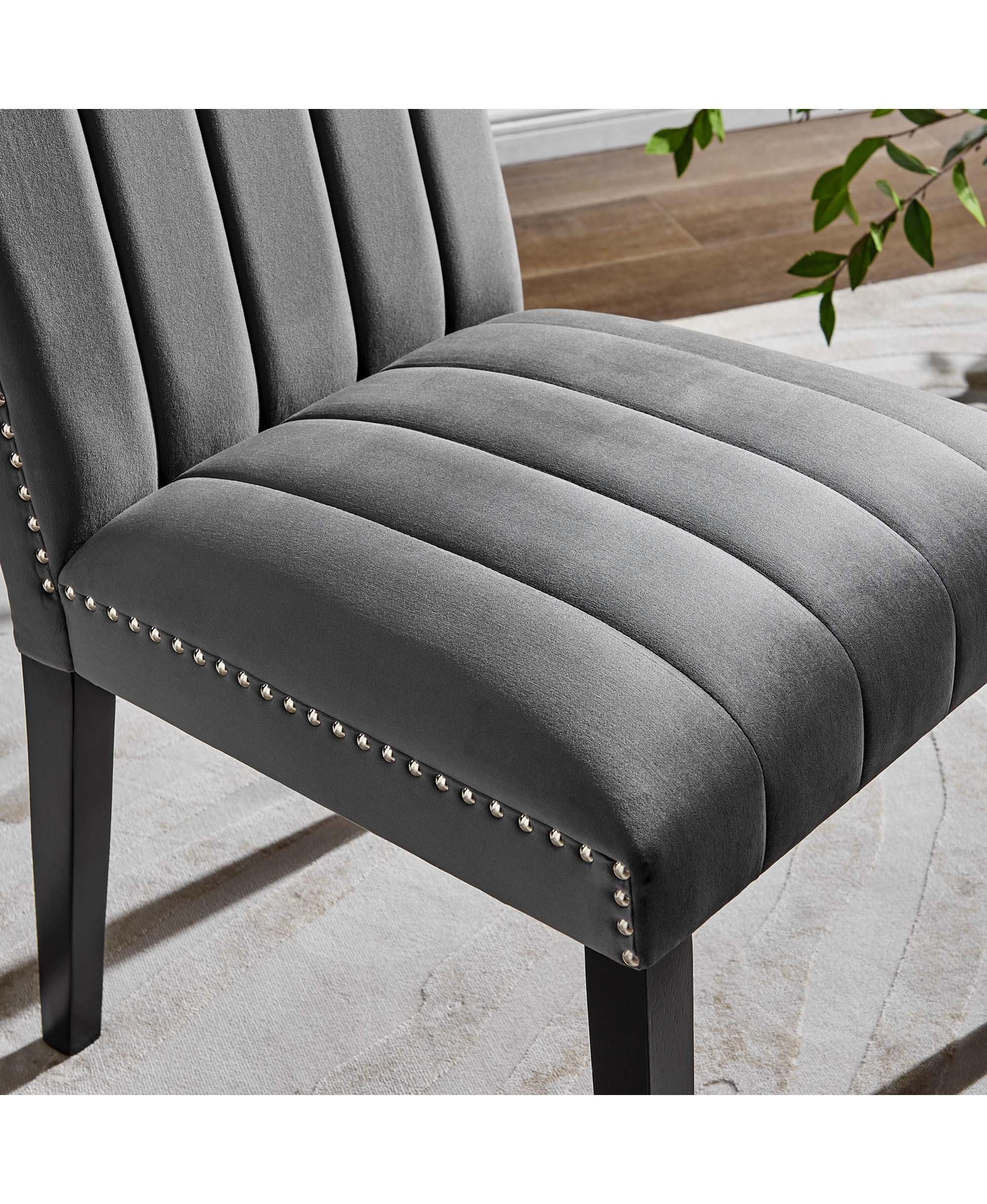 Catalyst Performance Velvet Dining Side Chairs, Set of 2 — Image 4