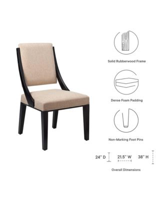 Cambridge Upholstered Fabric Dining Chairs, Set of 2