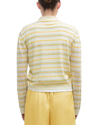 James Stripe Wool Polo