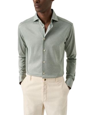 Contemporary Fit Knit Dress Shirt