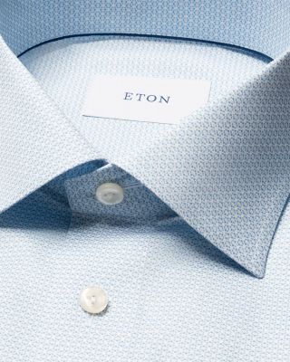 Geometric Twill Dress Shirt