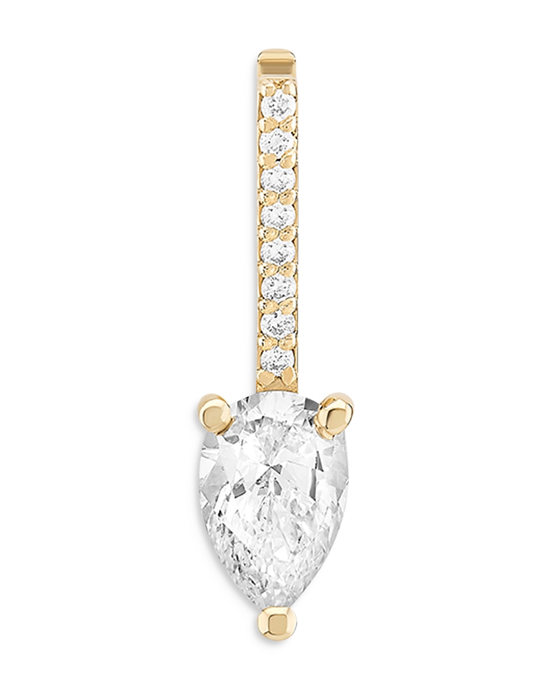 Lana 14K Yellow Gold Diamond Pear & Round Enhancer Pendant